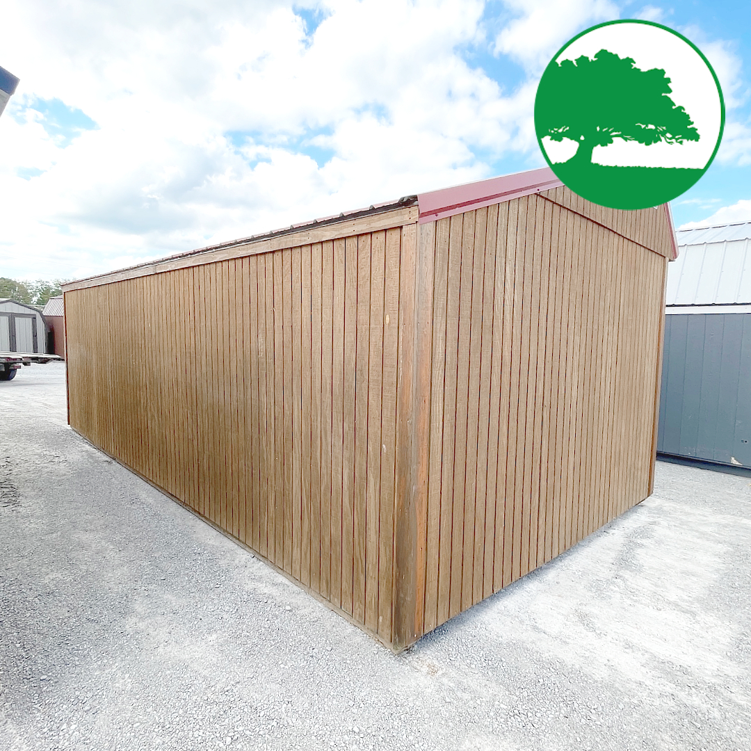 PRE-OWNED 12' x 24' Animal Shelter w/ Tack Room