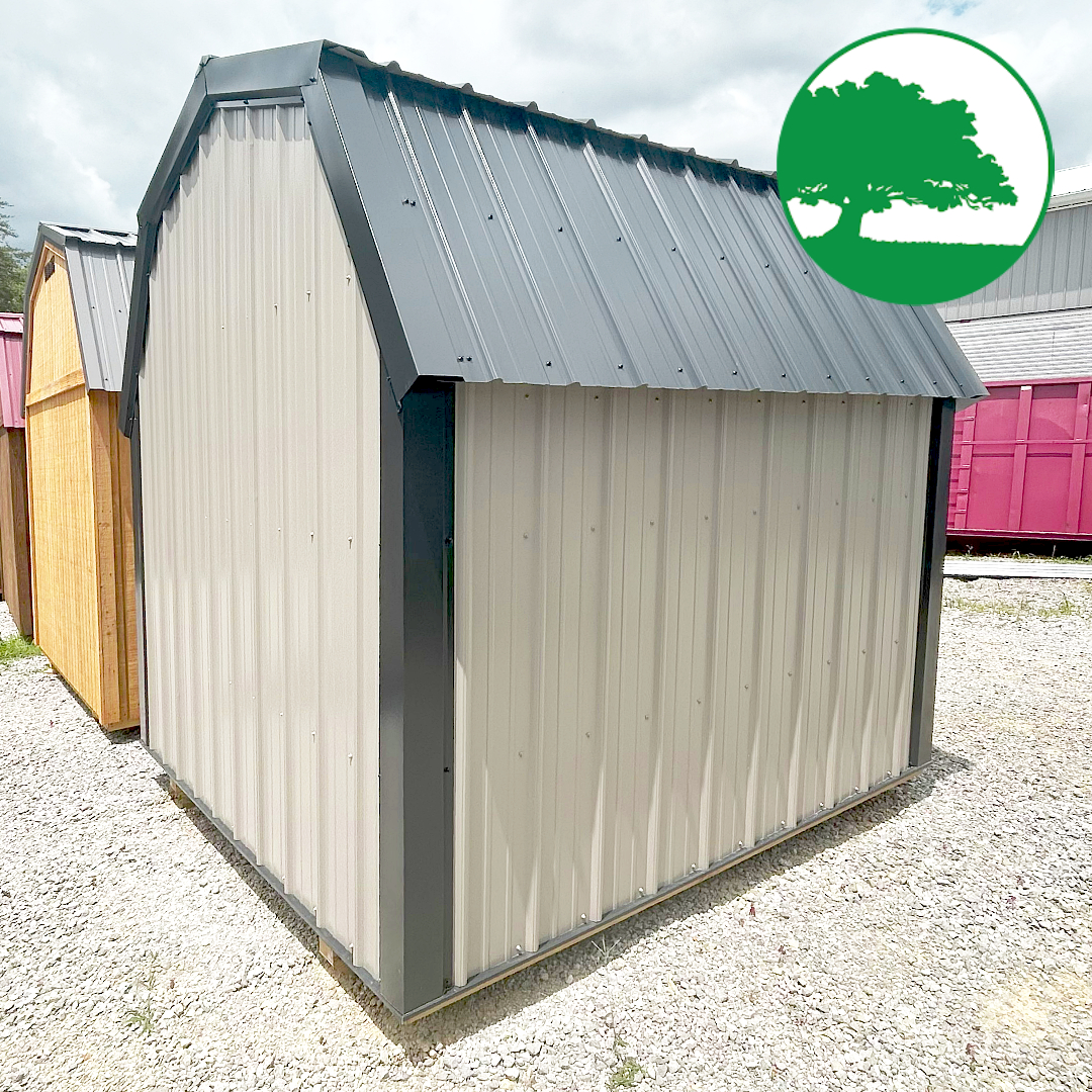*SOLD*8' x 8' Metal "Mid Loft Barn"