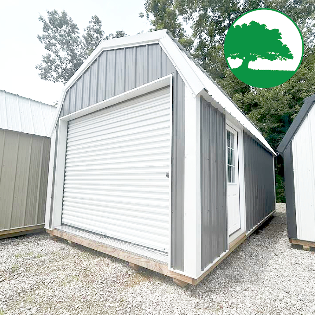 12' x 20' Metal Lofted Garage
