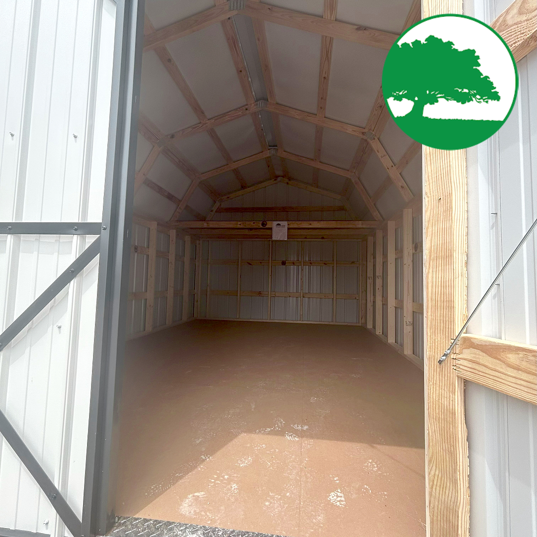*CLOSEOUT* 12' x 16' Metal "Mid Loft Barn"