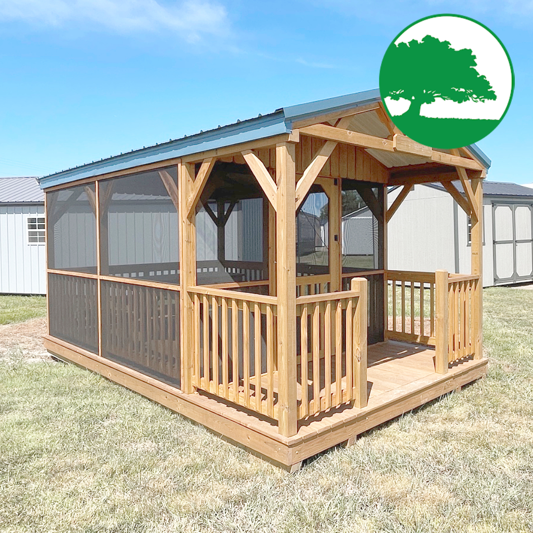 *SOLD*PRE-OWNED 10' x 16' Fernwood Oasis w/ Screen Pavilion