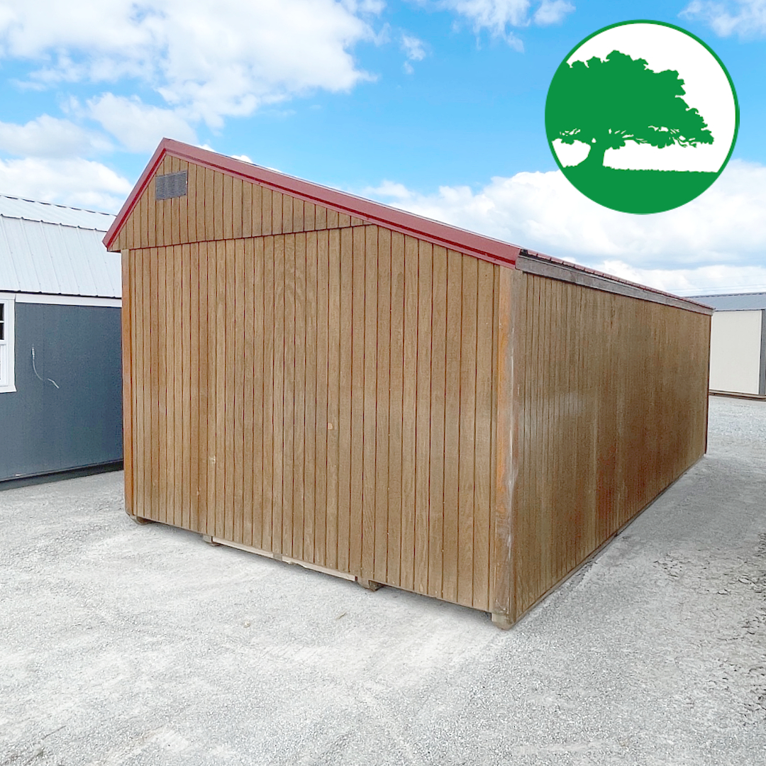 PRE-OWNED 12' x 24' Animal Shelter w/ Tack Room