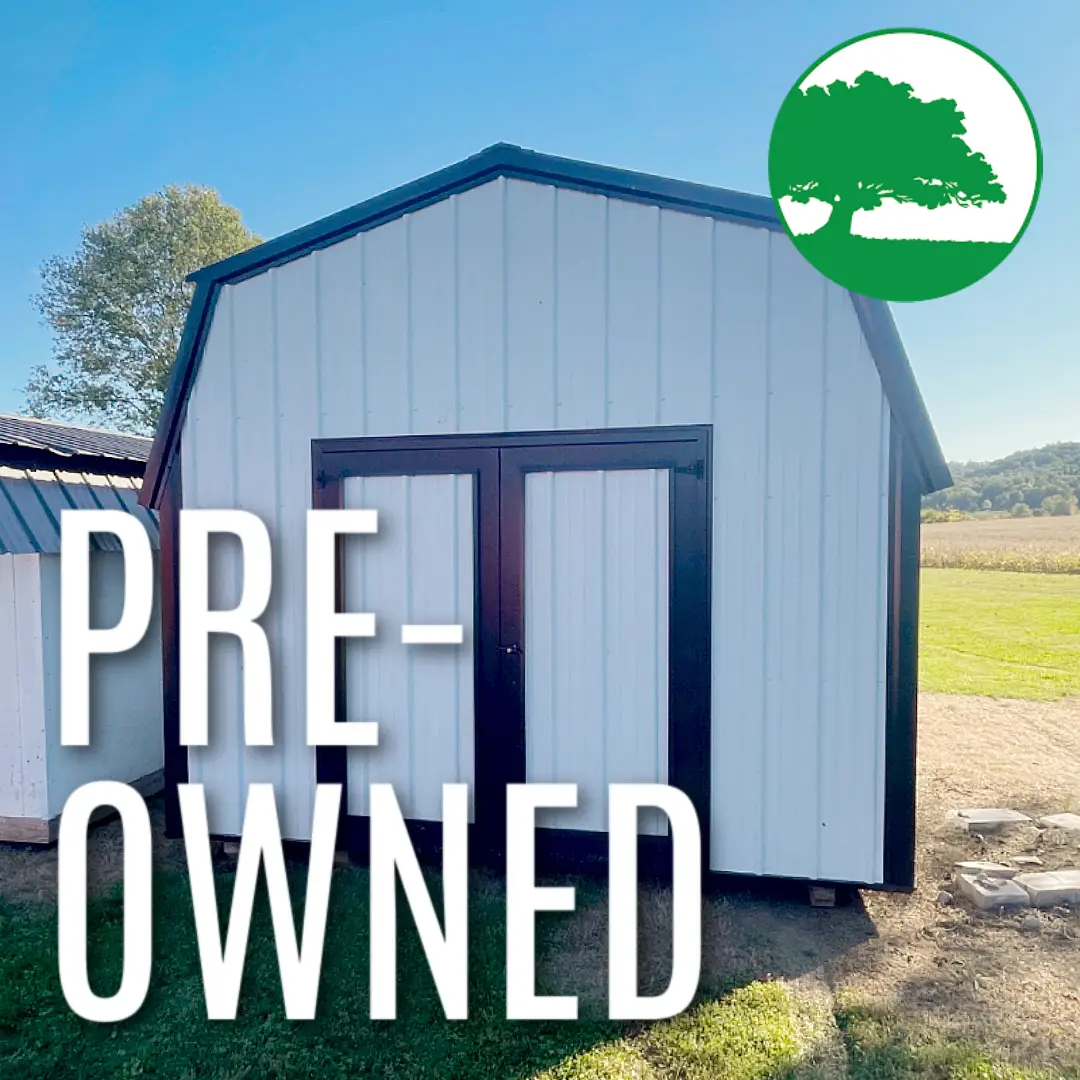 PRE-OWNED 12′ x 18′ Metal “Lofted Barn”