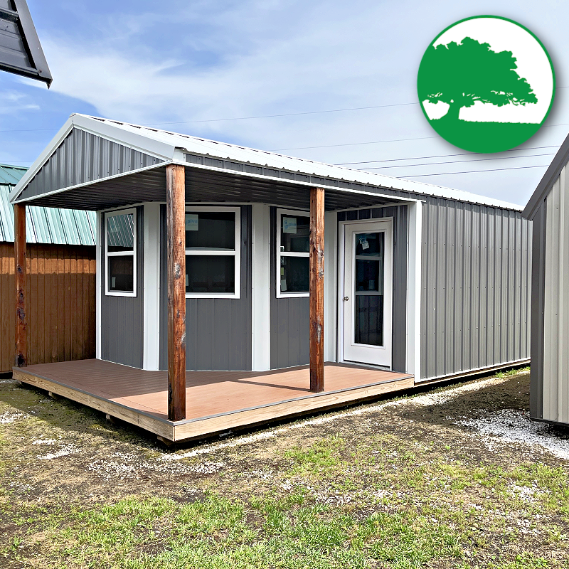 14′ x 28′ Metal “Deluxe Cabin”