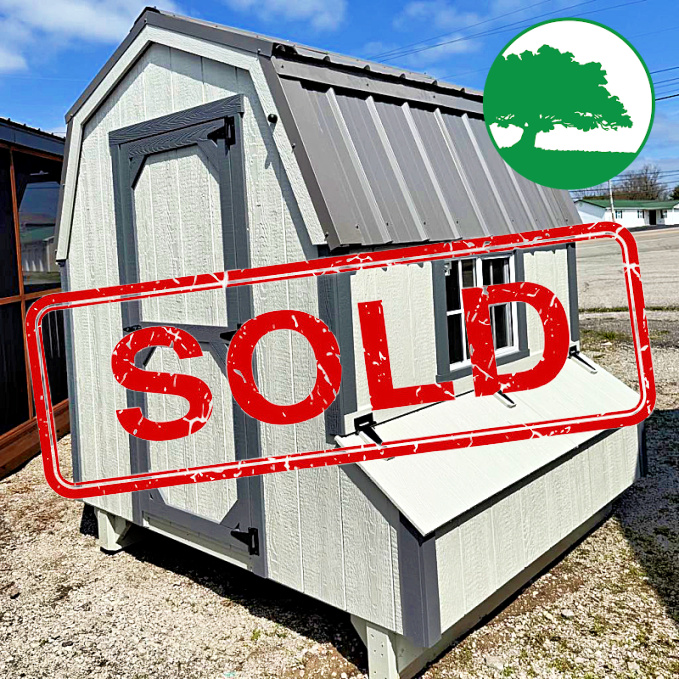 *SOLD*6' x 6' Painted Dutch Coop