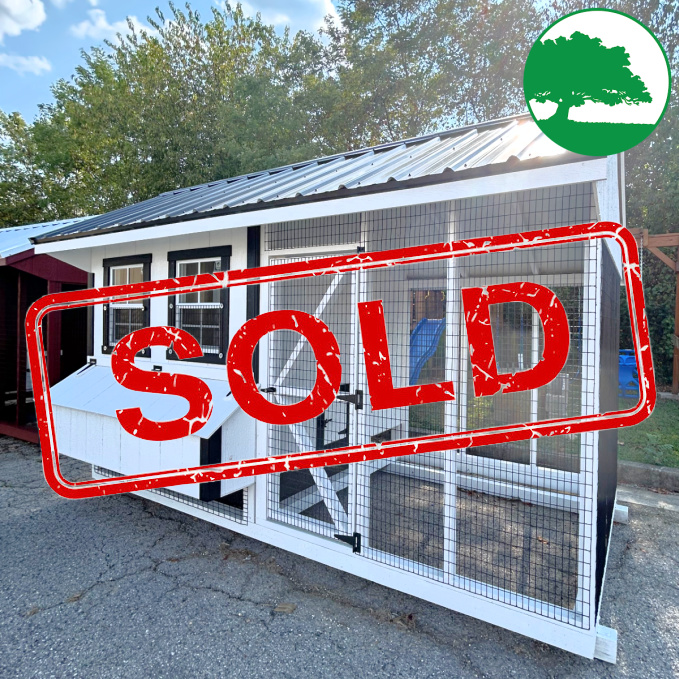*SOLD*6' x 12' Painted "Combination Coop"