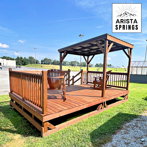 10' x 16' Sunrise "Half Roof Porch"