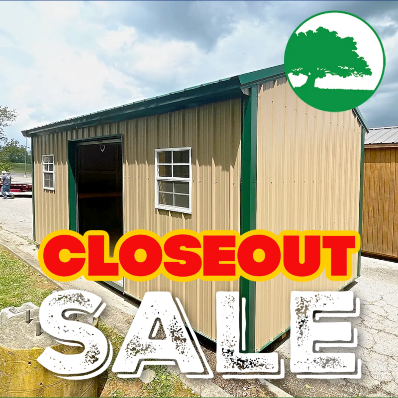 *CLOSEOUT* 10’ x 20’ Metal “Side Utility / Workshop”