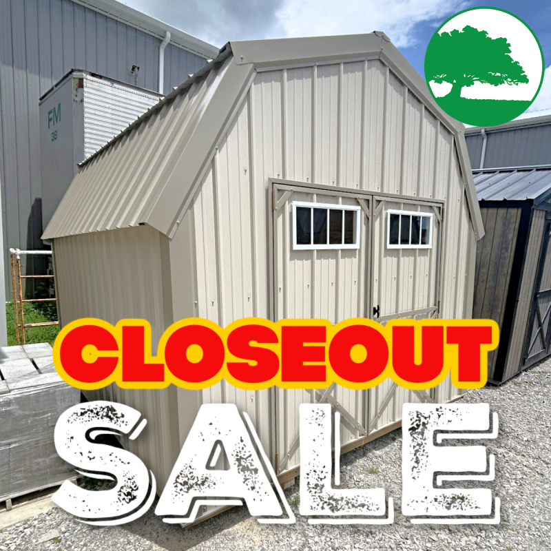 *CLOSEOUT* 10′ x 12′ Metal “Mid Loft Barn”