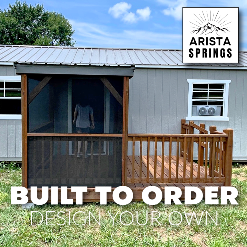 8′ x 12′ Sunrise Half Roof Porch