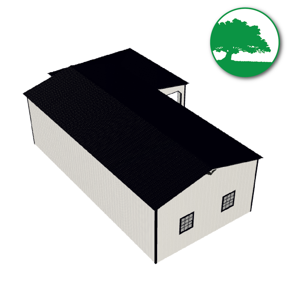30' x 40' x 11'/8'  Custom Metal Garage