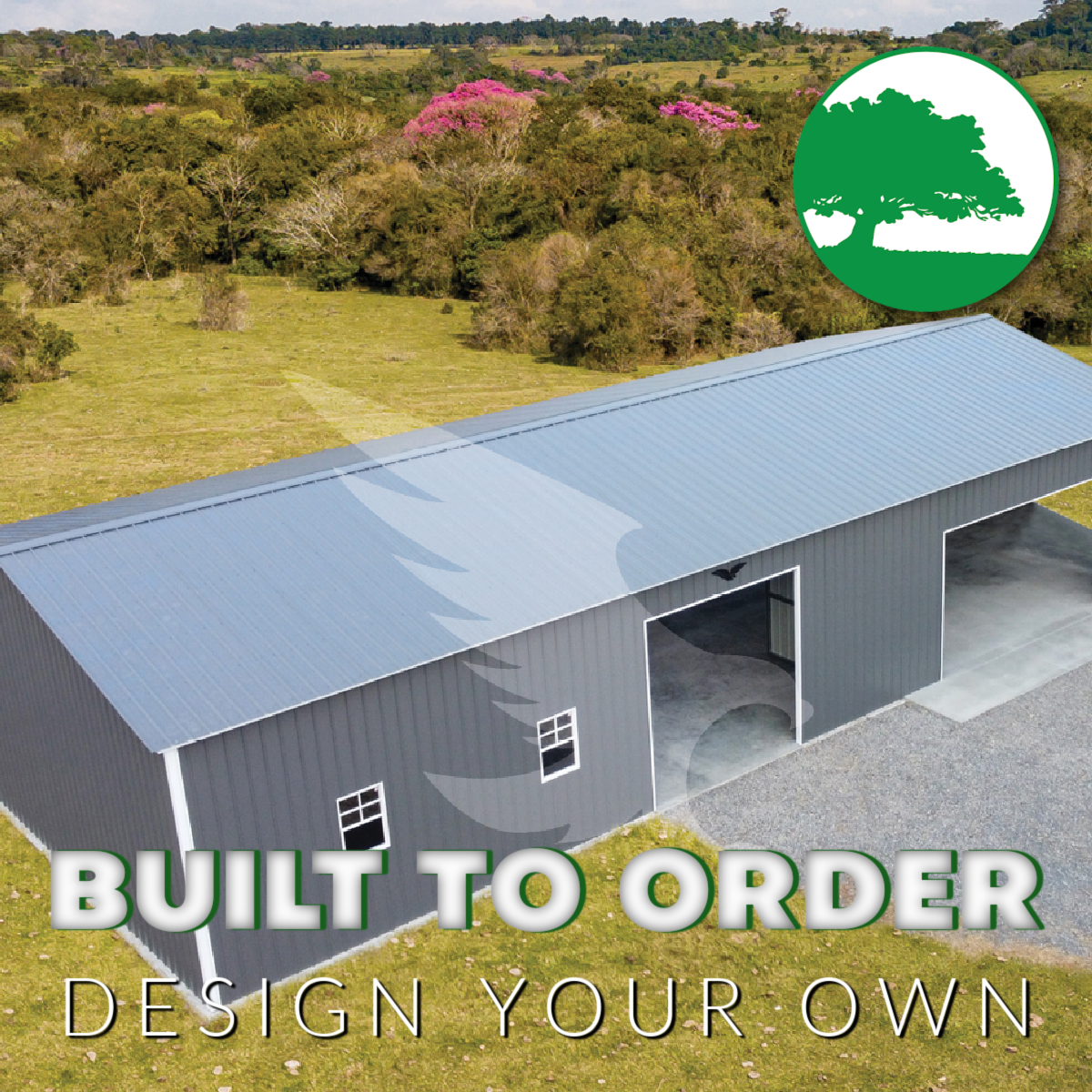 24’W x 65’L x 12’H Custom Workshop