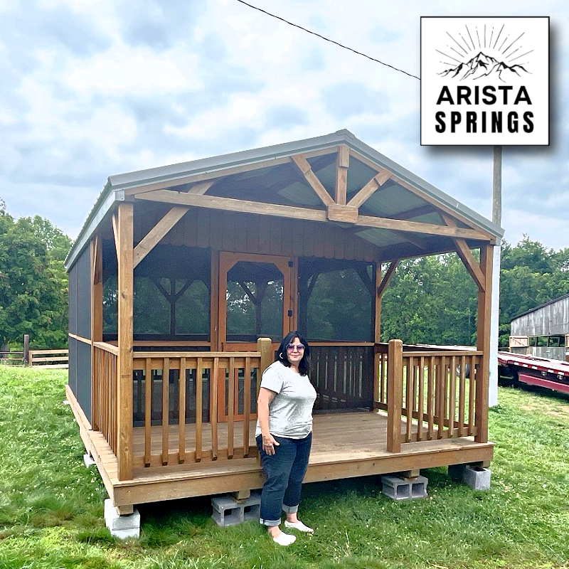 12' x 20' Fernwood Oasis w/ Screen Pavilion