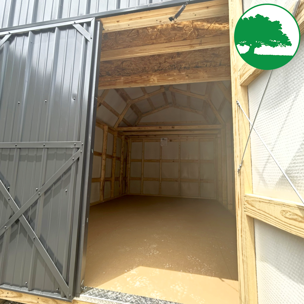 *SOLD*10' x 16' Metal "Lofted Barn"