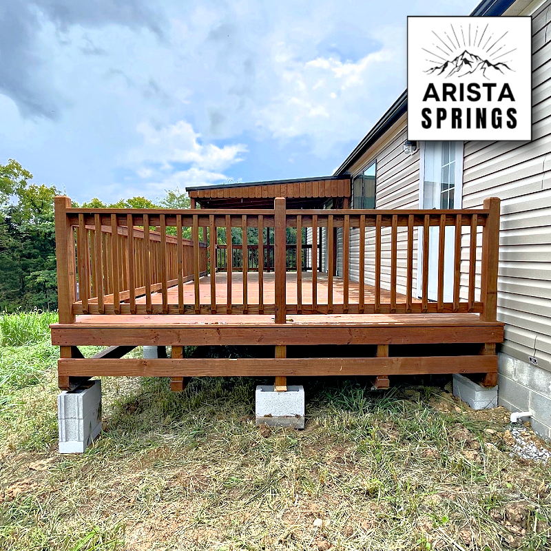 12' x 30' Sunrise Half Roof Porch