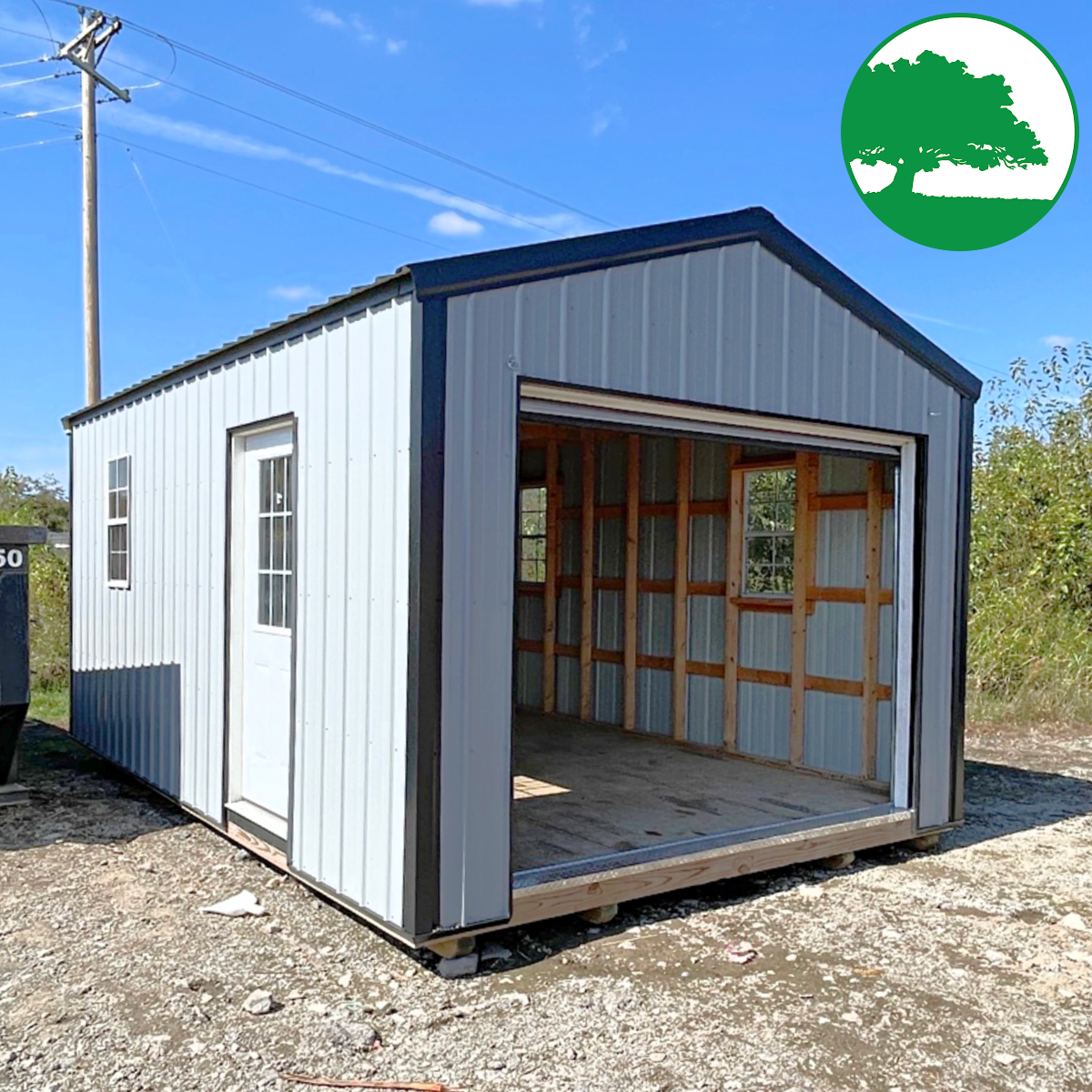 PRE-OWNED 12' x 20' Metal "Garage"