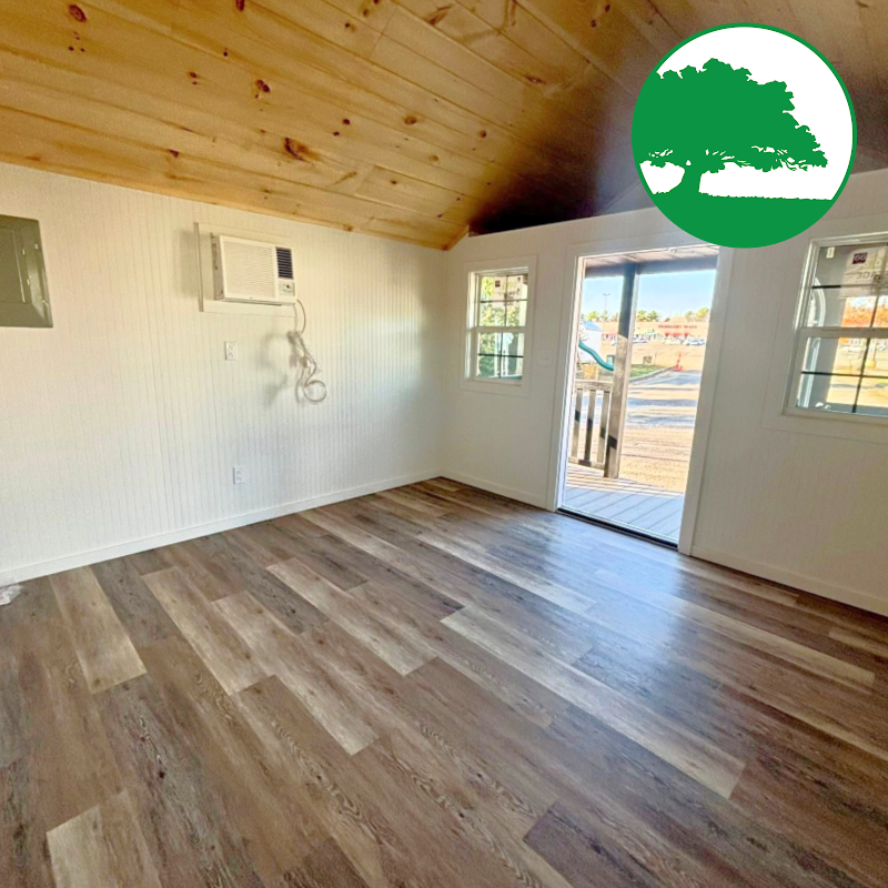 12' x 16' Finished "Cabin w/ Electric"
