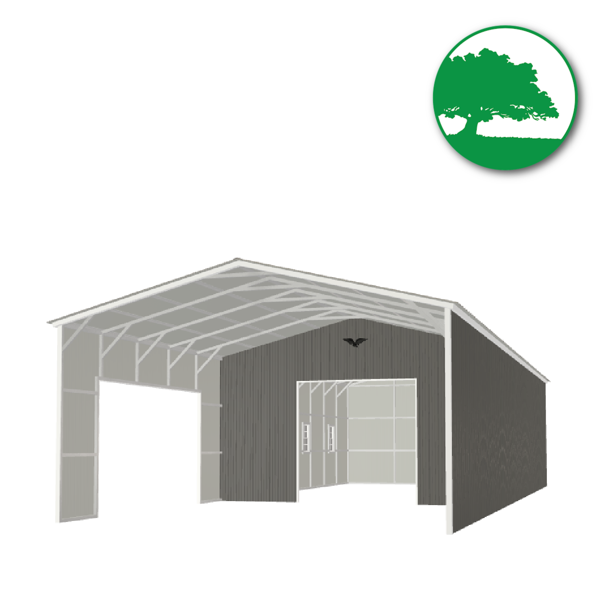 24'W x 65'L x 12'H Custom Workshop