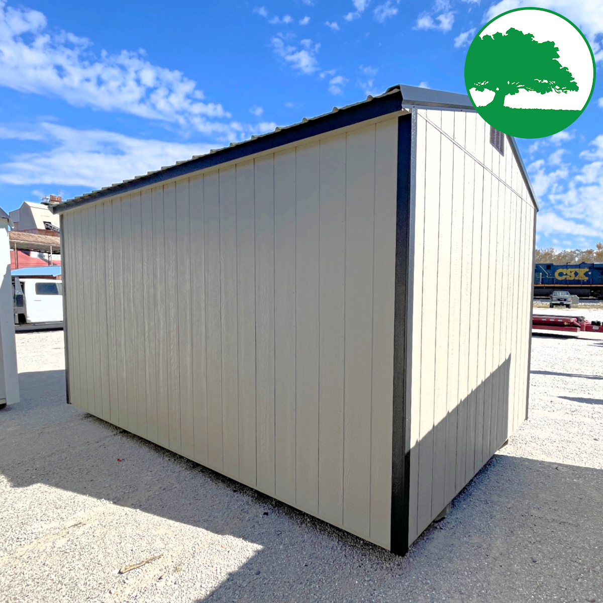 *SOLD*10' x 16' Painted Side Utility