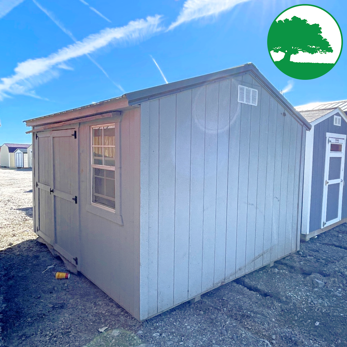 PRE-OWNED 10' x 12' Painted Side Utility