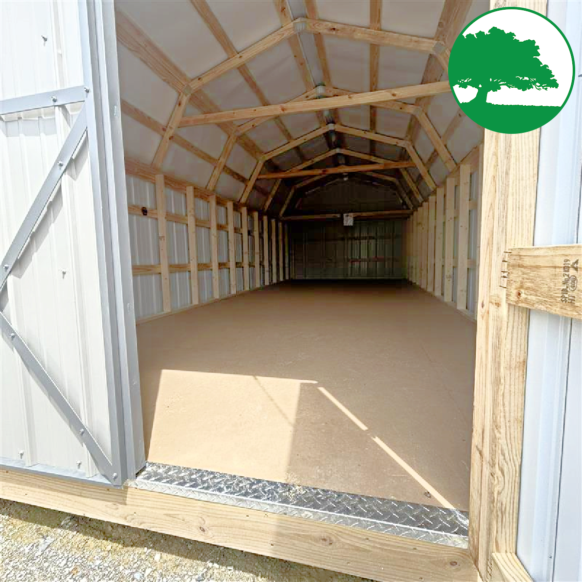12' x 28' Metal "Mid Loft Barn"