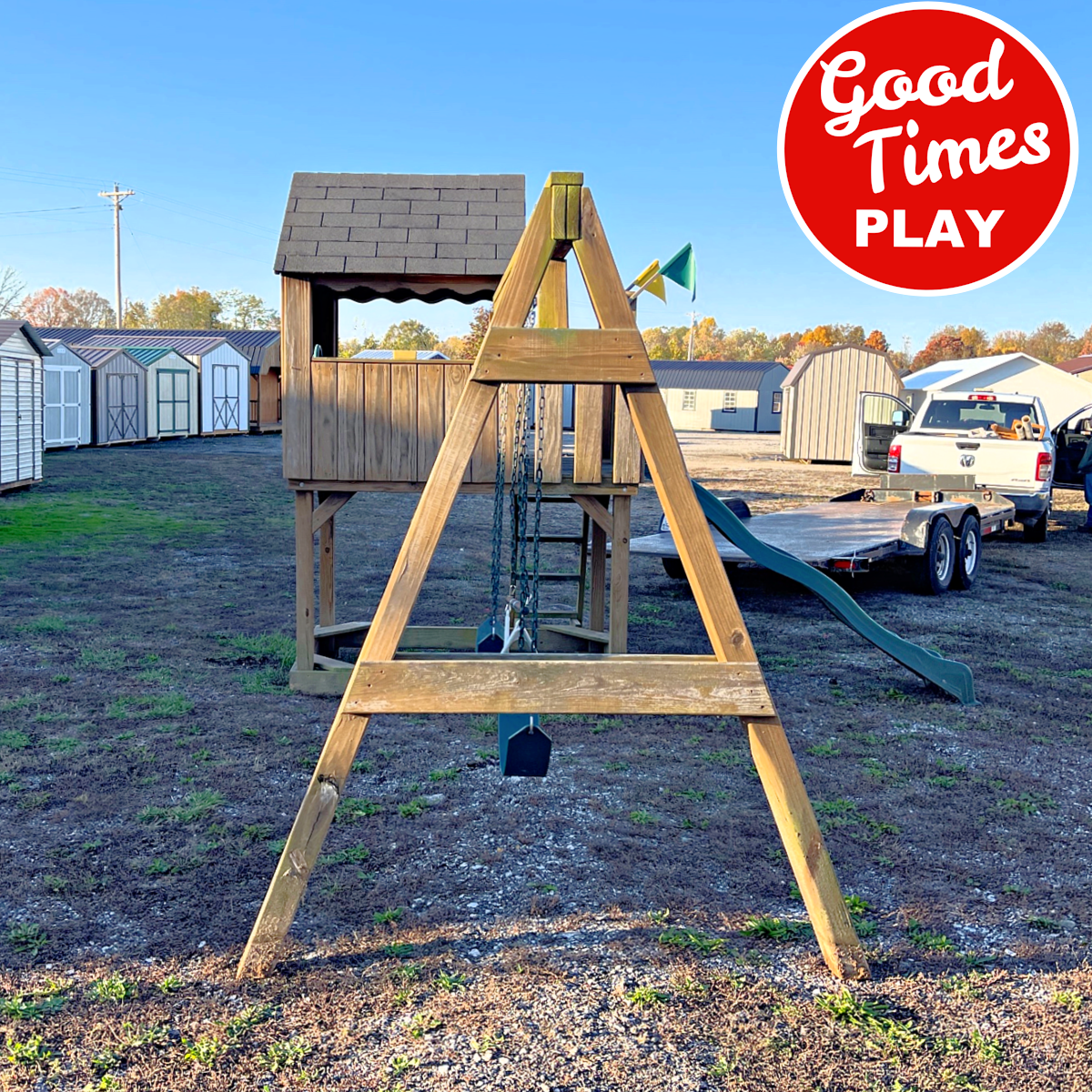 *SOLD*PRE-OWNED "Strawberry" 4ft Deck Height