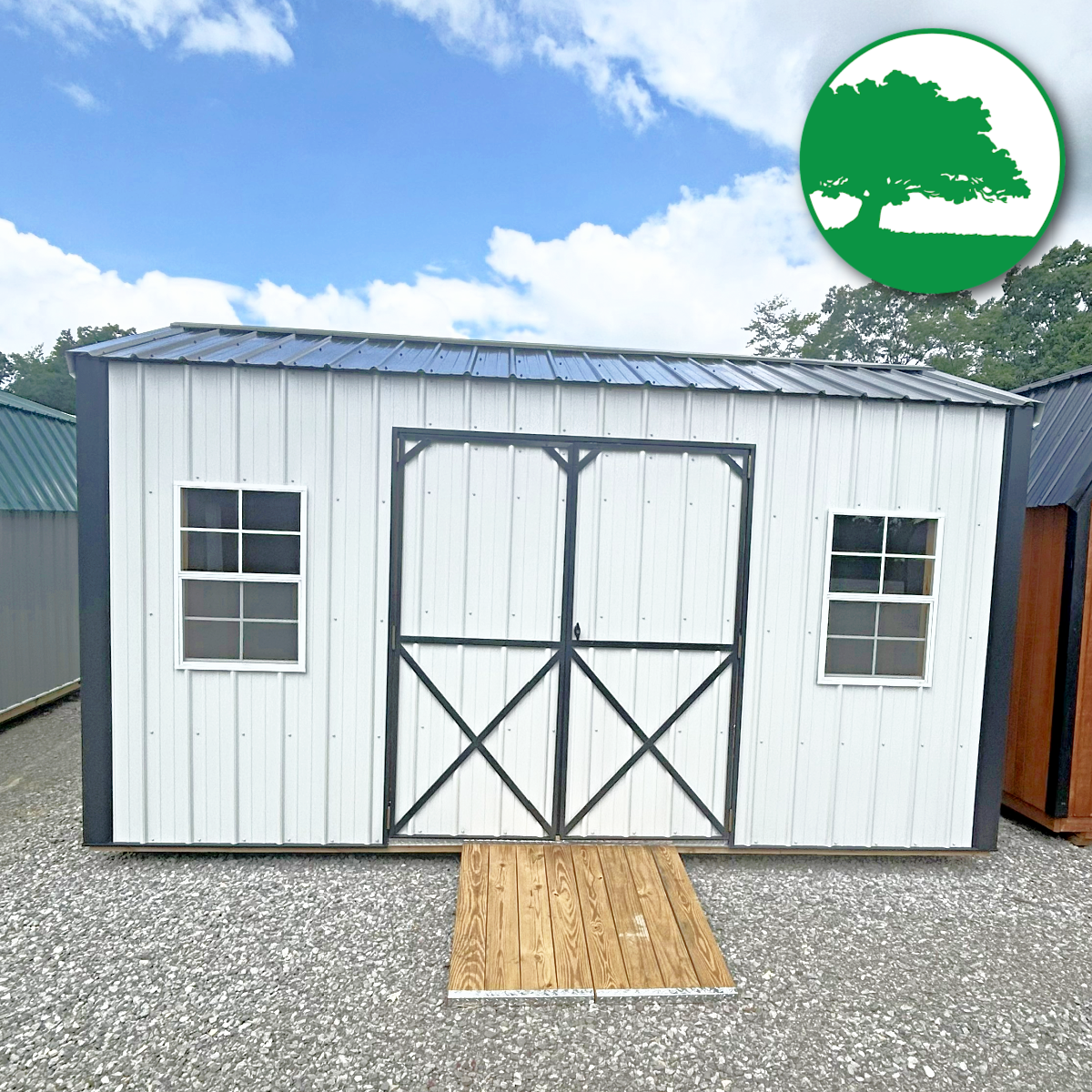 8′ x 16′ Metal “Side Utility”