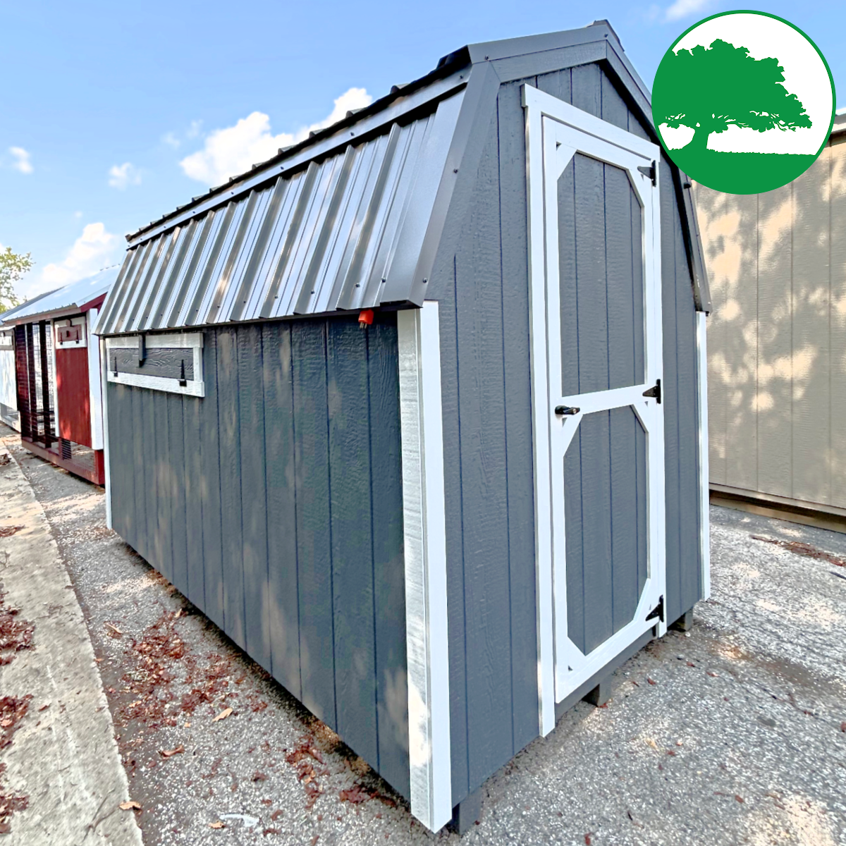 6' x 10' Painted "Dutch Coop w/ Electric"