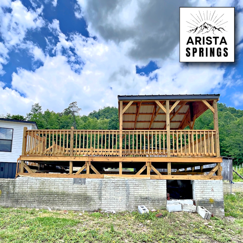 14' x 20' Sunrise Half Roof Porch