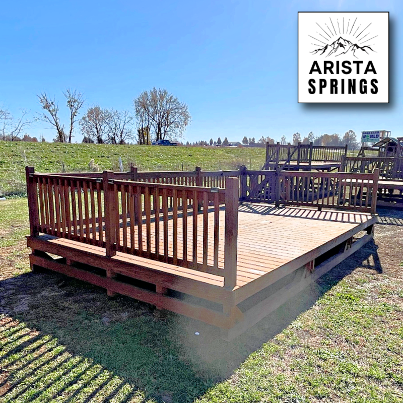 *SOLD*PRE-OWNED 12' x 20' Alpine Portable Deck
