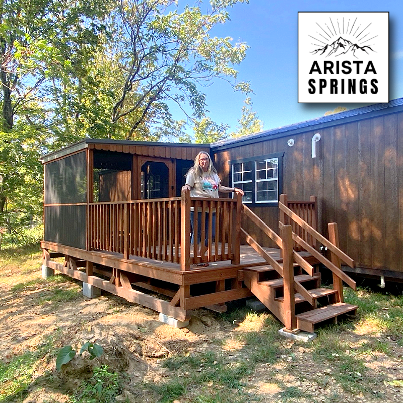 10' x 20' Sunrise Half Roof Porch