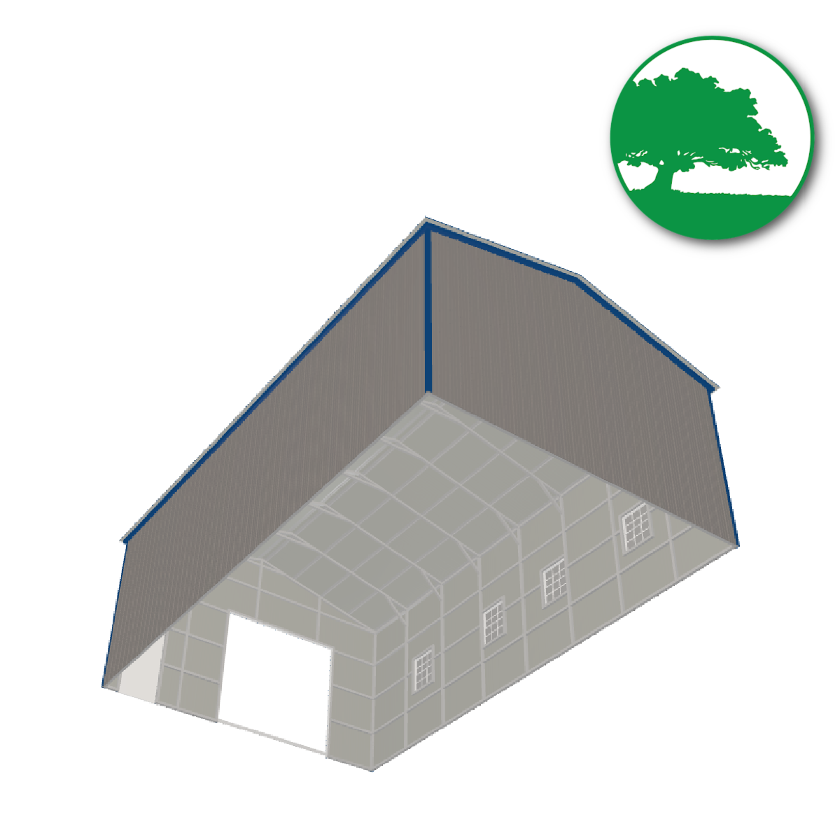 24'W x 40'L x 13'H  Metal Workshop