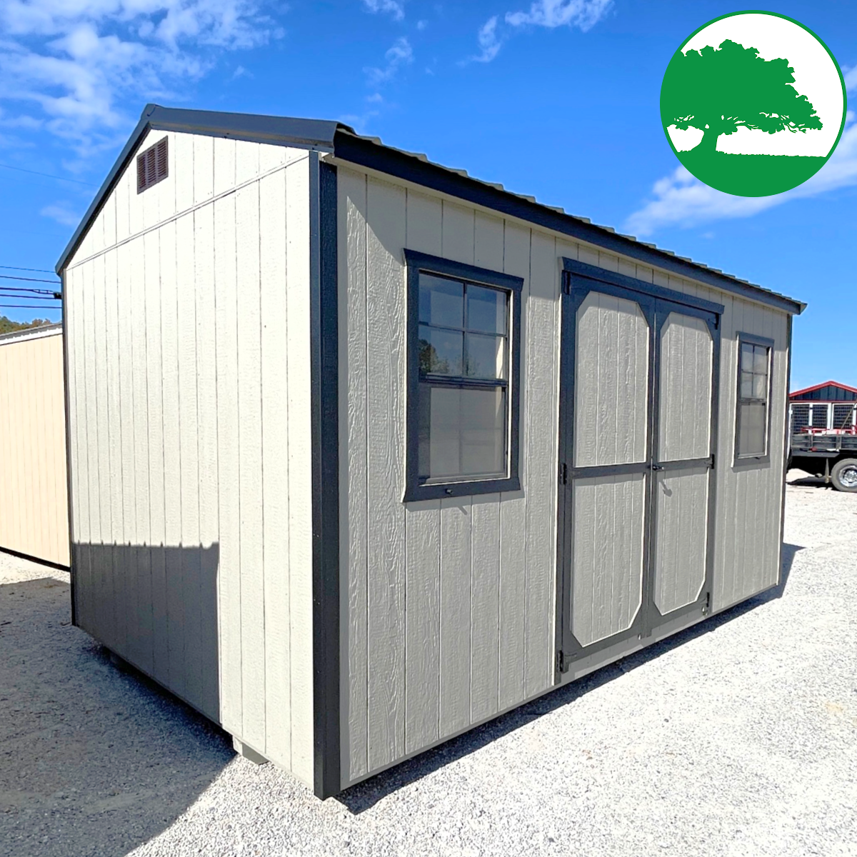 *SOLD*10' x 16' Painted Side Utility