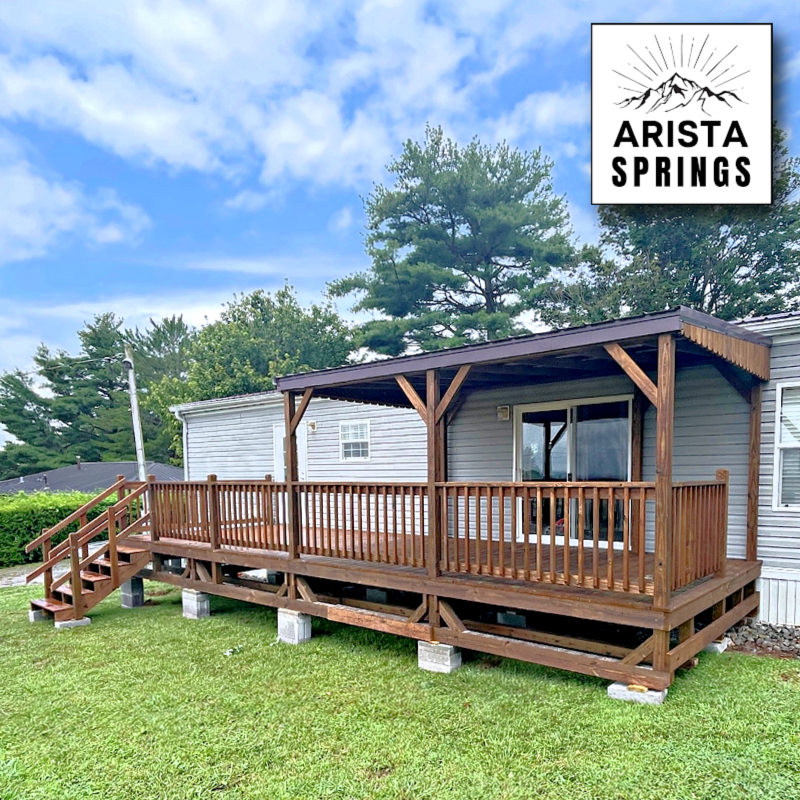 10' x 30' Sunrise Half Roof Porch