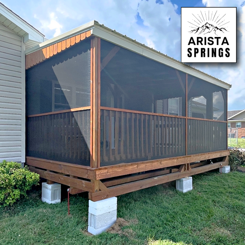 10' x 18' Sunrise Screened Full Porch