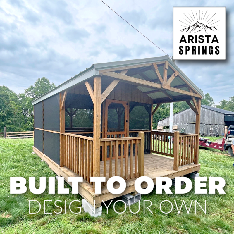 12′ x 20′ Fernwood Oasis w/ Screen Pavilion