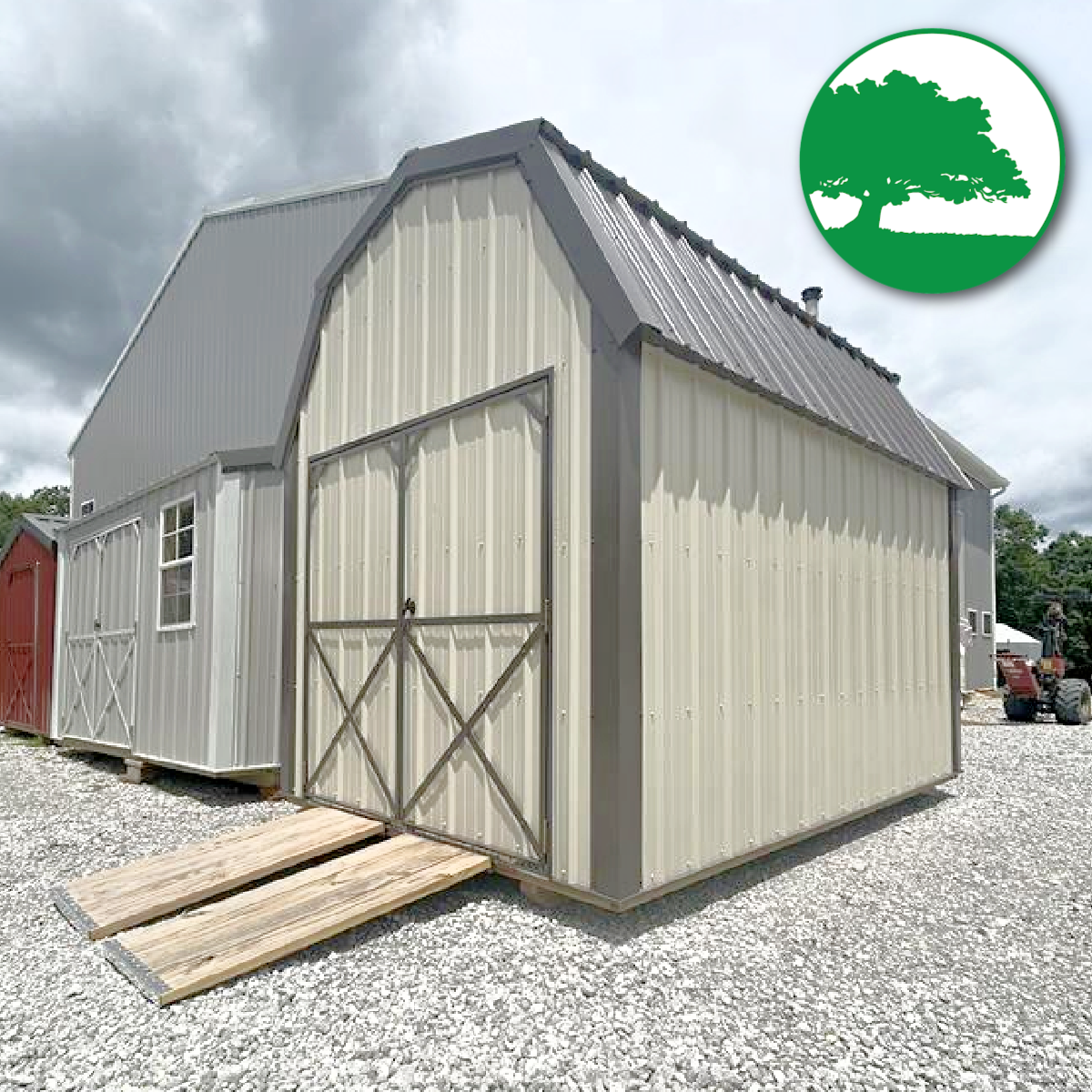 8' x 12' Metal "Lofted Barn"