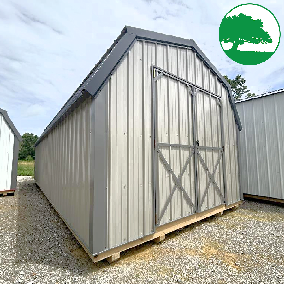 12′ x 28′ Metal “Mid Loft Barn”