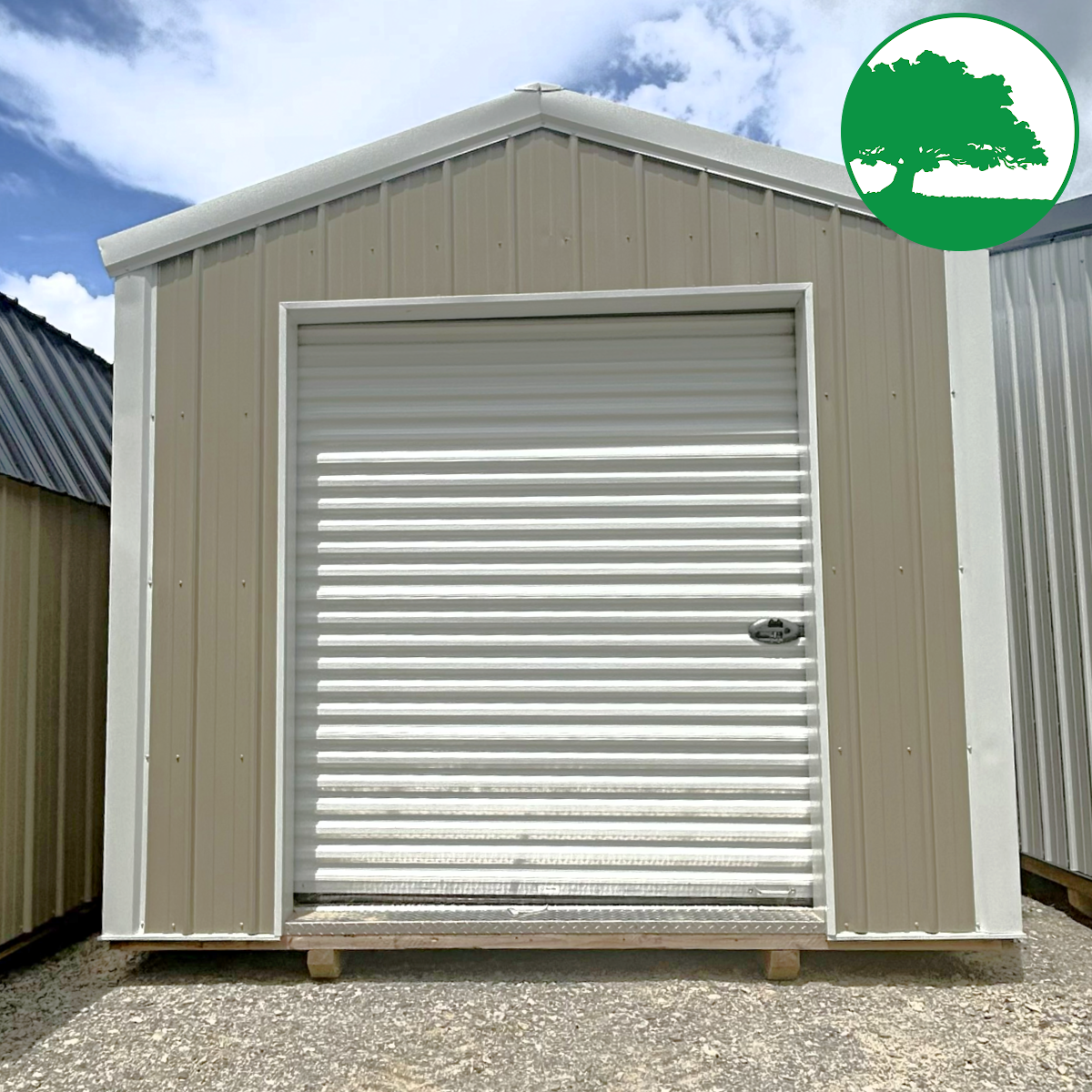 10' x 16' Metal "Utility w/ Roll-Up"