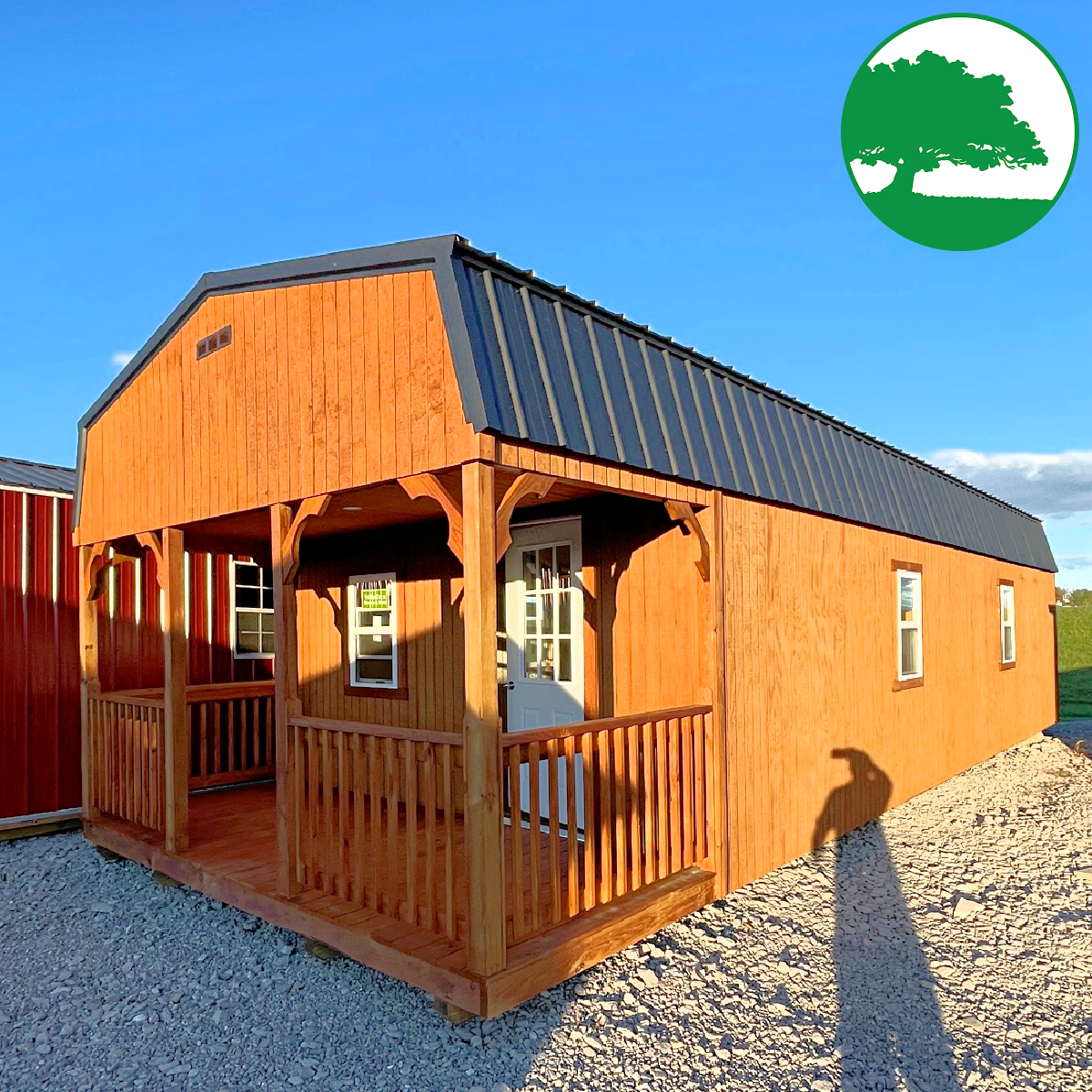 14′ x 40′ Treated “Lofted Cabin w/ Electric”