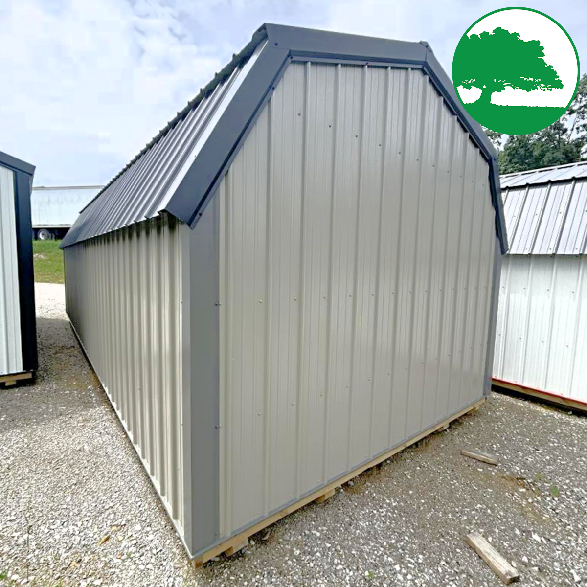 12' x 28' Metal "Mid Loft Barn"
