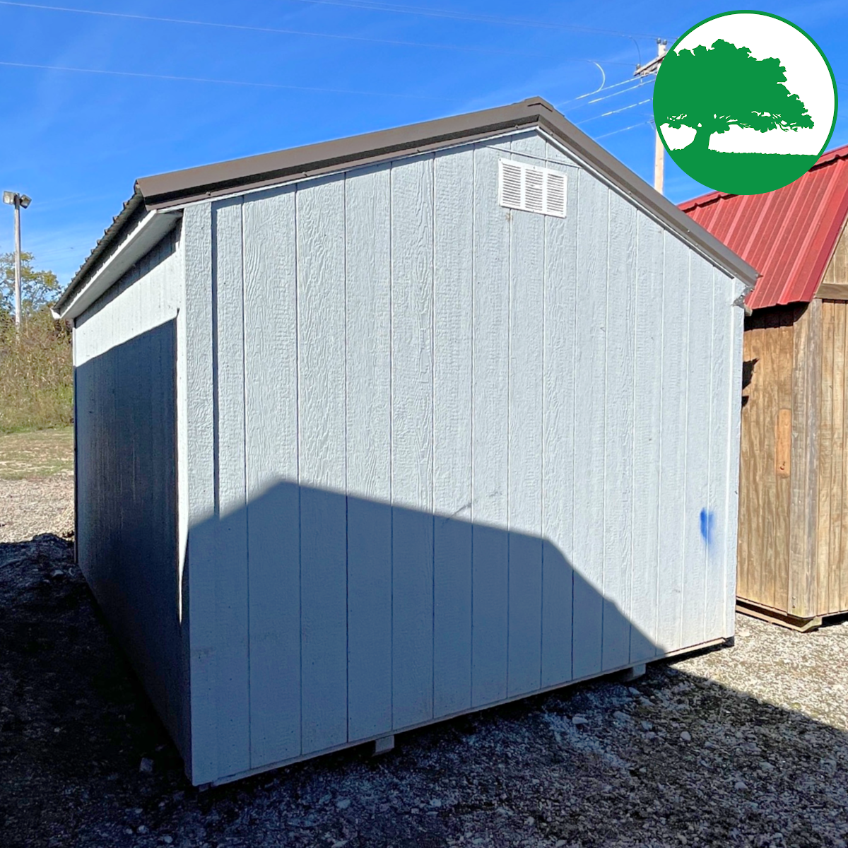 PRE-OWNED 10' x 12' Painted Side Utility