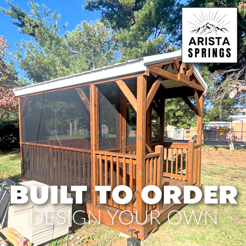 8′ x 12′ Fernwood Oasis w/ Screen Pavilion