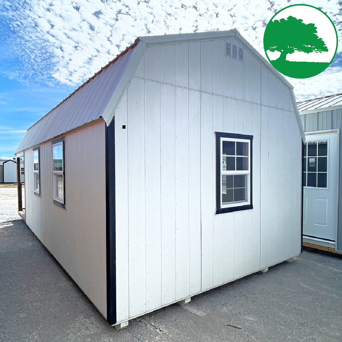 *SOLD*PRE-OWNED 12' x 24' Painted Lofted Cottage