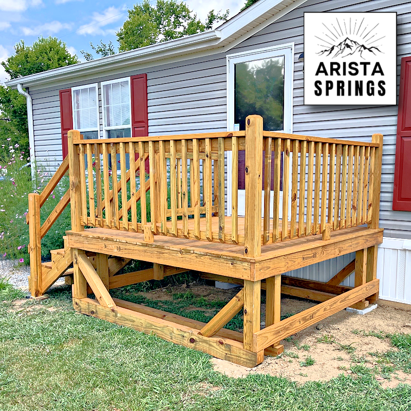 8' x 8' Alpine Deck - Backyard World