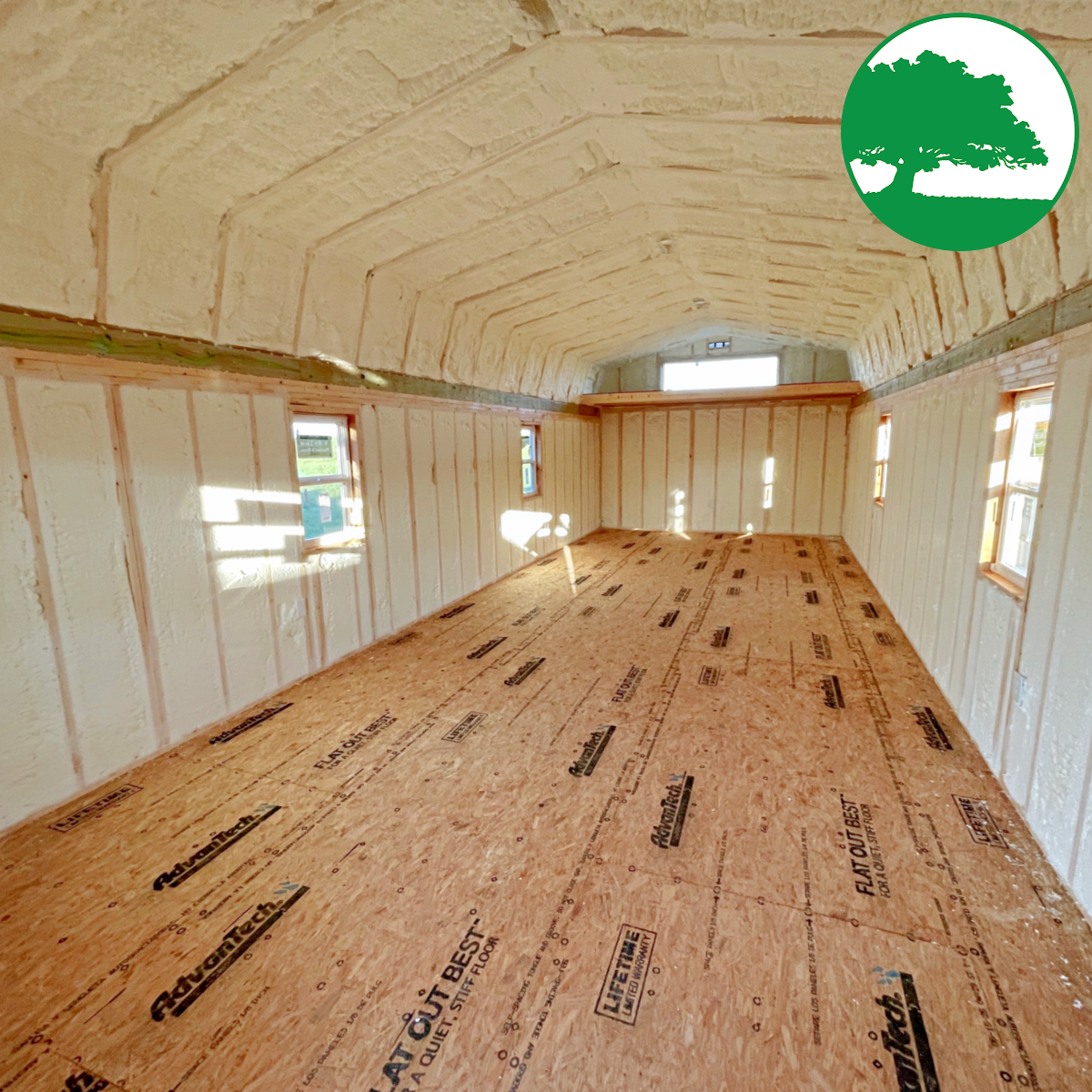 14' x 40' Treated "Lofted Cabin w/ Electric"