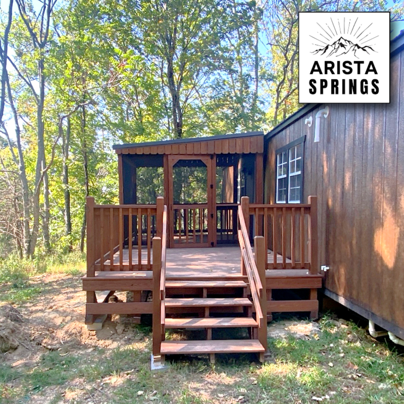 10' x 20' Sunrise Half Roof Porch