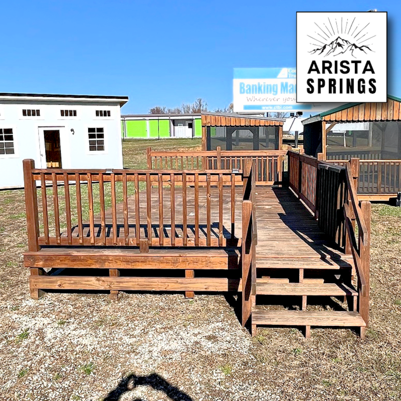 *SOLD*PRE-OWNED 12' x 20' Alpine Portable Deck