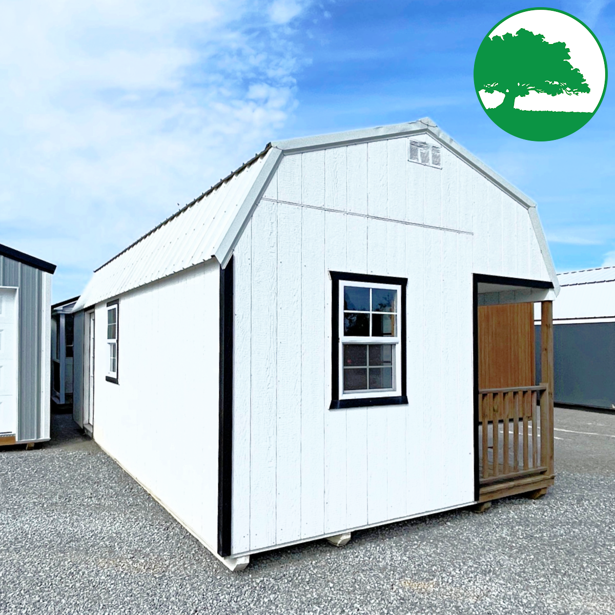 *SOLD*PRE-OWNED 12' x 24' Painted Lofted Cottage