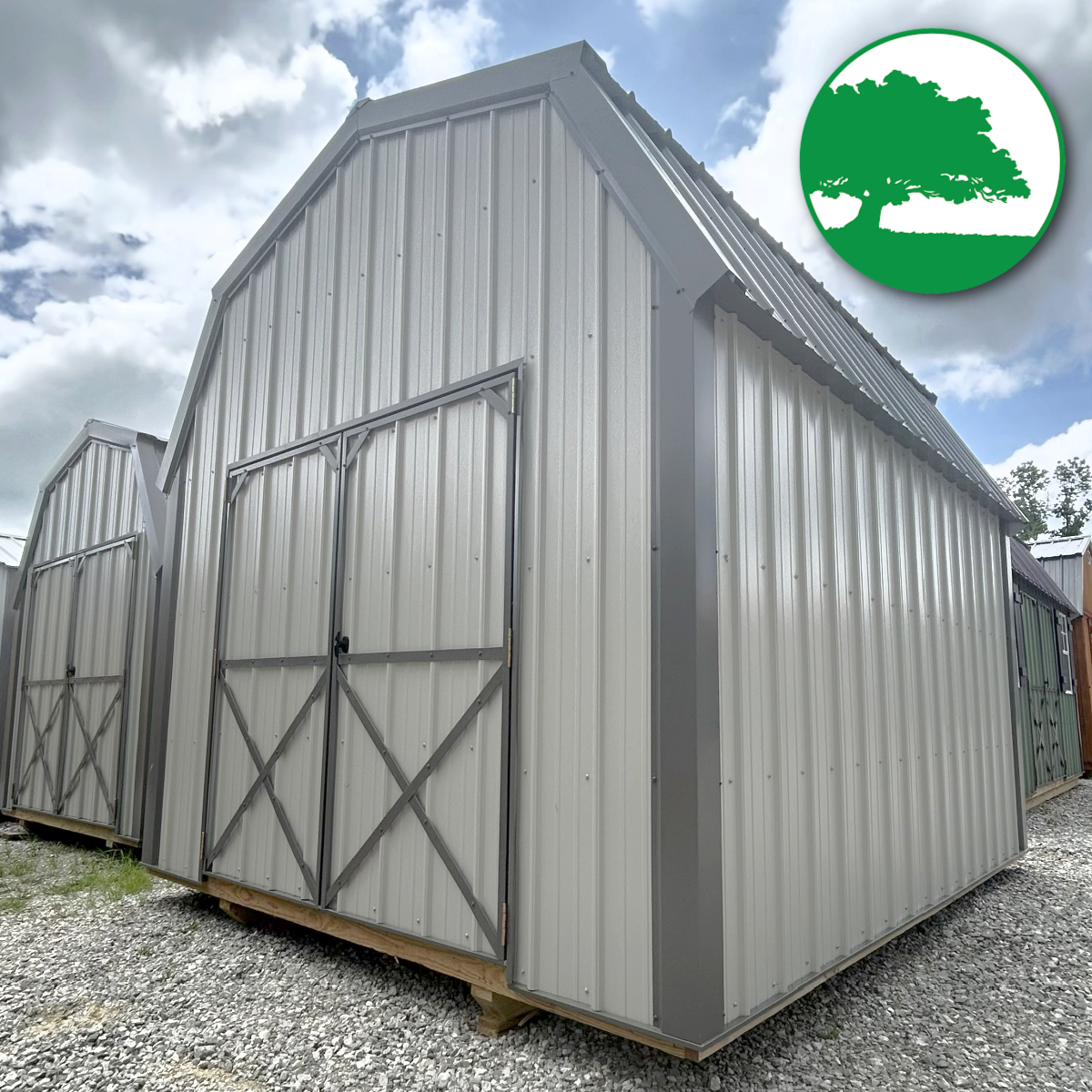 10′ x 12′ Metal Lofted Barn